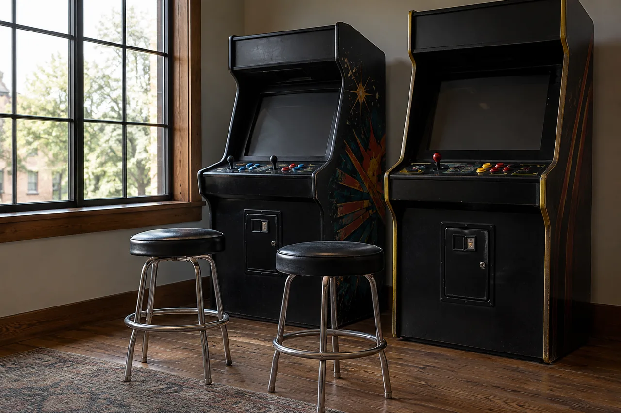 Máy trò chơi arcade — ảnh minh họa AI